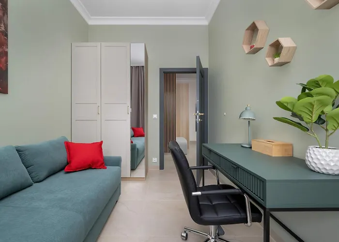 Апартаменты Exclusive In With 2 Parking Spaces, Desk And Air Conditioned Living By Renters Prestige Вроцлав