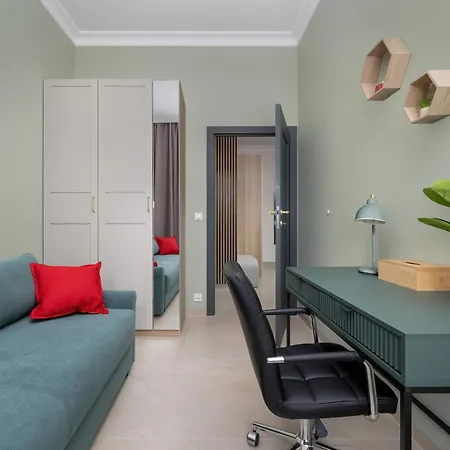 Lägenhet Exclusive In With 2 Parking Spaces, Desk And Air Conditioned Living By Renters Prestige Wrocław